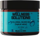 Kolloidinen Silver Gel - Wellness Solutions - Topial Gel - Vegan & Gluteeniton - 2 oz...- L8