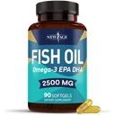 NEW AGE Omega 3 Fish Oil Supplement Immuuni- ja terveystuki . Edistää nivel-, silmä- ja ihoterveyttä - ei-muuntogeenisiä organismeja - EPA, DHA rasvahapot Gluteenittomat (90 Softgels (Pack of 1))