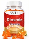 VAITE Diosmin 1000mg - Vein Support Lisäravinteet Varicose Veins - Leg Health Supplement Formula Venous Optimizer, Citrus Bioflavonoidit, Auttaa kiertämään jalat, Chews Gummy, 60 Vegan Gummies