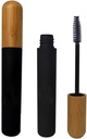 mollensiuer 2Pcs 6ml Täytettävä Tyhjä Mascara Tube pullot Injektiopullot Musta Uudelleen käytettävä silmälash Cream pullo silmälash Wand ja Bamboo Cap DIY Mascara, Travel