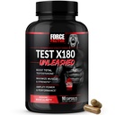 FORCE FACTOR Test X180 Unleashed Testosteroni Booster miesten rakentaa lihasten, lisätä voimaa, ja parantaa suorituskykyä, Testosteroni täydentää miesten terveys, 90 kapselia