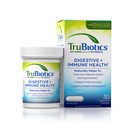 TruBiotics Probiootit Ruoansulatus- ja immuuniterveyden hoitoon, tukee sääntöjenmukaisuutta ja auttaa lievittämään vatsavaivoja, kaasua ja turvotusta, 2 Kliinisesti tutkittua probioottista kantaa, Plus prebiootteja, 30 kapselia