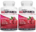Vadelma Ketones Complex, 120 kapselia, Two Pack, 1200mg per tarjoilu African Mango, Apple siider viinietikka, vihreä tee, Resveratrol, Acai Fruit, Kelp, ja greippi ruokavalio & painonhallinta täydentää
