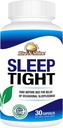 Rise-N-Shine Sleep Tiukka täydentää 5 HTP, Magnesium, GABA ja L-Theanine - naisille ja miehille - 30 päivän toimitus (30 kapselia)