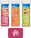Relion Glucose Tabletit (Mix Flavors) Oranssi, trooppinen ja hedelmien lyönti - Yhteensä 30 tablettia + STS Tarra.