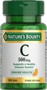 Luonnon Bounty C-vitamiini tabletit, vitamiini täydentää, tukee tervettä immuunijärjestelmää, 500 mg, 100