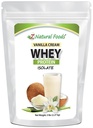 Z Natural Foods Vanilla Cream Whey Protein Isolate, Nutrition-Rich, Maukas Protein Powder for Heart Health and Immunet, Great in Tea, Kahvi, Smoothie, Ei-GMO, Gluteenittomat, Kosher, 5 kg