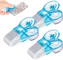 Kannettava pilleri Taker, Päivitys pilleri Extractor Tool Kannettava pilleri Popper Tool, Pill Popper läpipainopakkausten, Kannettava matkatabletti Disperser pillerit Extractor Tool Household Gadgets (3kpl)