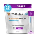 Fluid Tactical - Nolla sokeri, Keto Electrolyte Powder, Hydration Packets, Made in USA (Grape, 25 kreivi)