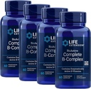 Life Extension BioActive Complete B Complex Täydellisin B Complex Formula 60 Kasvissyöjä Kapselit 4-pak