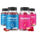 NutraChamps täydellinen hiukset, iho & kynnet Bundle. Biotiini, kollageeni, Keratin