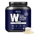 Biochem 100% Whey Isolate Protein Powder - Grass Fed, Low Carb, Keto-Friendly, Ei-GMO, Gluteeniton - Tukee Immuuni Health & Lihas Recovery 20g Kasvissyöjä proteiini per tarjoilu - Natural Flavor,1.5lb