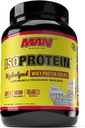 Man Sports ISO-Protein Hydrolysed 100% Pure Whey Protein Isolate Powder, Vanilla Ice Cream, 1,32 punta (20 päivän tarjonta)