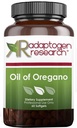 Öljy Oregano Softgels - Oregano Oil Supplement erittäin väkevä Carvacrol - Tukee Suolen puhdistus - pienet pillerit (60 Softgels) Kulta