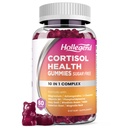Cortisol täydentää naisten miesten, Cortisol Gummies Ashwagandha, Magnesium, L-Theaniini, Fosfatidyyliseriini, B6 Cortisol Detox, Rentoutuminen, Uni, Focus, Sokerivapaa, Vegan, 60