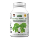 ANDREW LESSMAN Ginkgo Biloba 120mg - 180 kapselia - Standardoitu uute säilyttää virtausta happea ja ravinteita polttoaineena aivoihin. Tukee aivot, muisti ja kognitiivinen toiminto. Ei lisäaineita