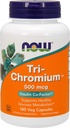 Now Foods - Tri-Chromium 500 mikrog. - 180 kasvisruokakapselia