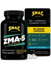 SNAC ZMA-5 Sleep Aid Supplement, edistää lihasten Recovery & Growth, Immunosupport, & restorative Sleep Sinkin, Magnesium & 5-HTP, Post Treenout, Ennen sänkyyn ZMA täydentää 90 kasviskapselit