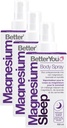 BetterYou Magnesium Muscle Body Spray - rentouttava Ajankohtaista Magnesiumia ja Essential Oil Spray - Laventeli ja kamomilla - edistää parempaa unta - 3.38 oz (paketti 3)