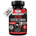 Kaya Naturals Ultra Testosteroni - Miesten Testosteroni Booster kanssa Tongkat Ali, Kiimainen Goat Weed, Tribulus - Natural Workout Supplement for Energy, Stamina, ja vahvuus Booster - 90 Count