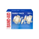 Laastari Laastari Kiinnityslaastarit Perheen Variety Pack, Sheer & Clear Flexible Sterile Yksittäin kääritty Bandges for First Aid Haavojen Hoito pienille haavoille ja scrapes, lajiteltu koko, 280 ct