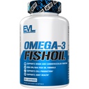 Evlution Nutrition Triple Strength Omega 3 Fish Oil - Burpless Fish Oil EPA DHA Omega 3 täydennysosa Helppo niellä Citrus Flavor Softgels - Entero päällystetty kalaöljy täydennysosa - 120 Count