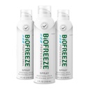 Biofreeze Professional Pain Relief Spray polvilleen, niskaan, hippiin, niveliin, olkapäähän, & Yksinkertainen selkäkipu, niveltulehdus kipu reliever, Sore lihasten lievitys, väritön mentoli sumute 4 Fl Oz (paketti 3)