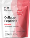 Zint Collagen Peptides Powder: Paleo & Keto Certified - Granulated Collagen Hydrolysate Types I & III for Enzymatically Hydrolyzed Protein for Women & Men, 16 oz