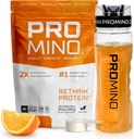 Rethink Protein, 2X Better Than Whey Protein, Mega-Dose Leucine (EAA + BCAA), Ultra-Fast-Acting Lihas Recovery, NSF Certified, Rakentaa lihas jopa nukkuessa* - Oranssi, 30 tarjoilua