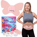 Helpotus Vaaleanpunaiset ja periodit Krampit Pain Relieveing Device, Kramp hieronta Menstrual ja Lower Back Ache, vähentää Endometriosis Discopfort, PMS TENS yksikkö, langaton tai lanka, Natural Cycle Support