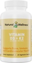 Natural Wellness D3-vitamiini + K2 