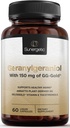 Sunergetic Premium Geranylgeraniol Supplement - GG-Gold 150mg DeltaGold-vitamiini E Tokotrienoleja- Annatto Derived GG Statin käyttäjille, Heart Health & CoQ10 Tuotanto - 60 kapselia
