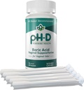 pH-D Feminine Health Support - Boric Acid Starter Bundle - pH-D Boric Acid Vaginal Suppositories 72 Count and 5 Vaginal Suplicators