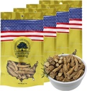 American Ginseng Slices from Wisconsin (Sliced Ginseng Root Wisconsin Grown! Useimmat käyttävät sitä tehdä Ginseng teetä! Hyvä terveys! (American Ginseng Large Branch, 4 pakkausta 1 punta)