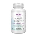 Now Foods Solutions Aquatic Beauty+ Capsules - Marine Collagen ja C-vitamiinin täydentää nuoren ihon*, ei-GMO, 60 kapselia