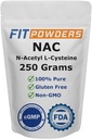 NAC Powder N-Asetyl L-Cysteine Powder Scoop Sisältää (250 Gram)