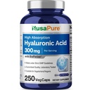 NusaPure Hyaluronic Acid 300 mg 250 Kasviskapselit (ei-GMO, Vegan)