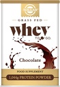 Solgar Whey To Go Protein Powder, Chocolate, 42 oz - Isolaatti ja konsentraatti - Mixes Helposti sulava maku - Gluteeniton - 20g Proteiinia per tarjoilu