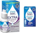 TheraTears Extra Dry Eye Therapy Voitelu silmätipat kuiville silmille, 0,5 dl pullo, 2 kreivi(Pack of 1) & Liquid Gel Nighttime Voitelu silmätippa kuiville silmille, yksi injektiopullo, 30 kreivi