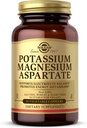 Solgar Kalium Magnesium Aspartaatti - 90 Kasvikapselia - Vegaani, Gluteeniton, Maidoton, Kosher