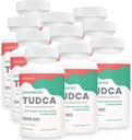 TUDCA Liver Supplements 1000mg - 600 Vegan Kapselit,Milk Thistle Herbal Blend kanssa Fulvic ja Humira maksan, Ruoansulatuskanavan