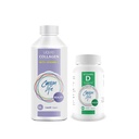 CARSON LIFE - Liquid Collagen kanssa C-vitamiini 1 pullo, 16 Oz Bundle kanssa D-vitamiinin täydentää 1 pullo, 10 000 IU, 60 tablettia vahvojen lihasten, luut, hampaat, anti ikääntyminen, hiusten iho ja kynnet