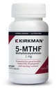 Kirkman 5-MTHF - Hypoallergenic - 120 Kasvissyöjän kapselit - foolihappo Essential for Good Health