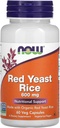 Now Foods Red Yeast Rice, 600 mg, 60 Veg kapselia