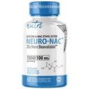 Neuro NAC-lisä N- Acetyl Cysteine Etyyli Ester - 20x Enemmän Biosaatavissa kuin NAC 600 mg - Boost Glutatione 10x More Than Liposomal Glutatione - N Acetyl Cysteine Etyyli Ester - NACET (60 kapselia)