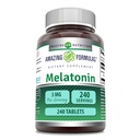 Hämmästyttävä Formula Melatoniini täydentää ... 3 Mg per tarjoilu... 240 tablettia...