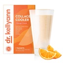 Kellyann Orange Cream Keto Shake Packets (7 tarjoilua) 15g proteiinia, ruohikkokollageenia, Keto & Paleo- ystävällistä, 1 pakkaus