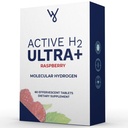 Aktiivinen H2 Ultra+ Vety Vesitabletti, luonnollinen vadelma. Tukee yleistä hyvinvointia hyödyt molekyylivety 60 tarjoilut