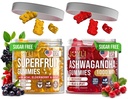 Joyli Ashwagandha & Superhedelmät Gummies Bumbies Bundle ... Mielen ja kehon tasapaino + päivittäinen hyvinvointi Support...