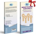 Rintojen augmentaatio Recovery Supplies - Silikoni Sheets for Healing - Mukava alle Post-Op Bra (4 kpl)